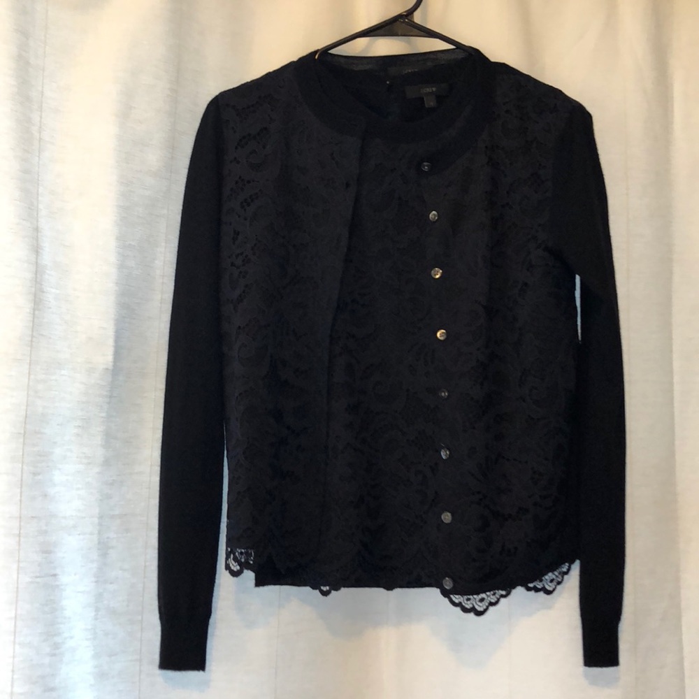Lace Tank top and cardigan from jcrew
